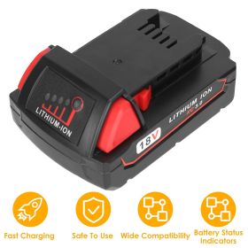 18V Battery Replacement Compatible with Milwaukee 18V M18 18V Battery Replacement Compatible with Milwaukee 18V M18
