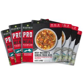 6 CT ReadyWise Pro Adventure Meal Beef Bulgogi and Kimchi Fried Rice 6 CT ReadyWise Pro Adventure Meal Beef Bulgogi and Kimchi Fried Rice