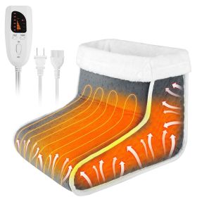 Heating Pad for Foot Electric Heated Foot Warmer Soft Leg Warmer Boots with 6 Level Heating 4 Level Timing Heating Pad for Foot Electric Heated Foot Warmer Soft Leg Warmer Boots with 6 Level Heating 4 Level Timing